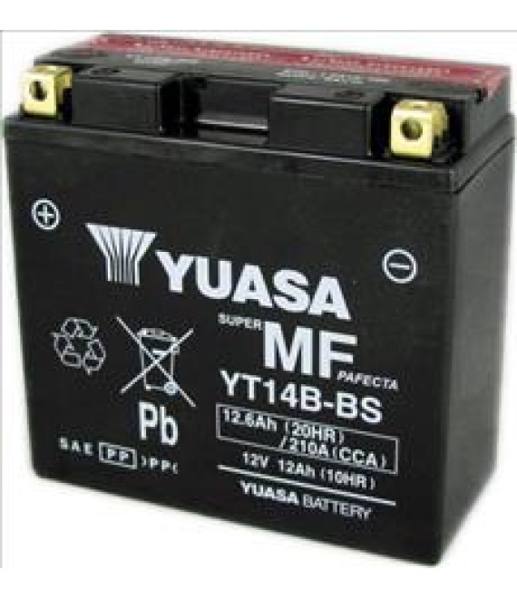 ΜΠΑΤΑΡΙΑ YUASA YT14B-BS ΗΛΕΚΤΡΙΚΑ ΜΠΑΤΑΡΙΑ YUASA YT14B-BS