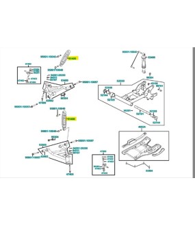 ΑΜΟΡΤΙΣΕΡ ΕΜΠΡΟΣΘΙΟ KYMCO MXU 50/150