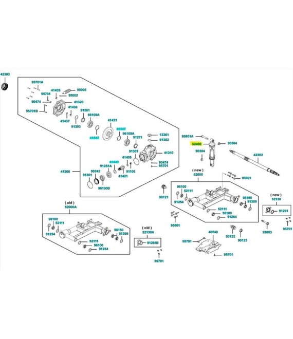 ΑΜΟΡΤΙΣΕΡ ΟΠΙΣΘΙΟ KYMCO MXU 300R SPARE PARTS ΑΜΟΡΤΙΣΕΡ ΟΠΙΣΘΙΟ KYMCO MXU 300R