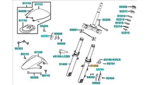 ΑΝΑΡΤΗΣΗ ΕΜΠΡΟΣ ΑΡΙΣΤΕΡΗ KYMCO SUPER 8 ΑΝΤΑΛΛΑΚΤΙΚΑ