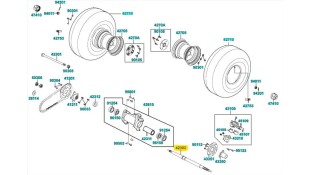 ΑΞΟΝΑΣ ΟΠΙΣΘΙΟΥ ΤΡΟΧΟΥ KYMCO MXU 50/150