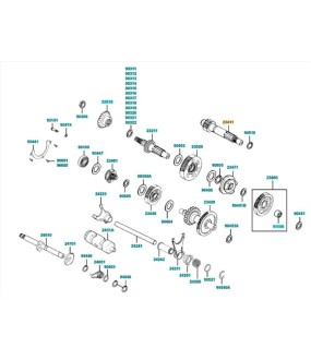 ΑΞΟΝΑΣ ΚΟΜΠΛΕΡ KYMCO MXU 300 ΑΝΤΑΛΛΑΚΤΙΚΑ