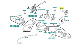 ΑΞΟΝΑΣ ΜΙΖΑΣ KYMCO MXU 300