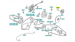 ΑΞΟΝΑΣ ΜΙΖΑΣ KYMCO MXU 300 ΑΝΤΑΛΛΑΚΤΙΚΑ