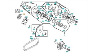 ΒΑΣΗ (ΚΑΠΑΚΙΟΥ) ΒΑΡΙΑΤΟΡ KYMCO MOVIE/PEOPLE