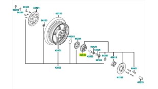 ΒΑΣΗ ΟΠΙΣΘΙΟΥ ΓΡΑΝΑΖΙΟΥ KYMCO STRAIGHT 150 ΑΝΤΑΛΛΑΚΤΙΚΑ