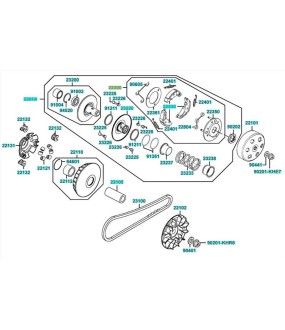 ΒΑΣΗ ΚΟΜΠΛΕΡ ΜΕ ΣΙΑΓΩΝΕΣ IV KYMCO XCITING ΑΝΤΑΛΛΑΚΤΙΚΑ