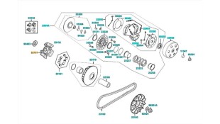 ΒΑΣΗ (ΚΑΠΑΚΙΟΥ) ΒΑΡΙΑΤΟΡ KYMCO