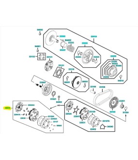 ΒΑΣΗ ΚΟΜΠΛΕΡ ΜΕ ΣΙΑΓΩΝΕΣ KYMCO MXU 450 ΑΝΤΑΛΛΑΚΤΙΚΑ