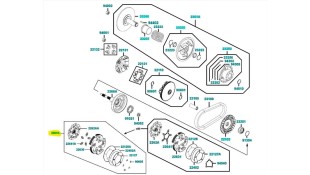 ΒΑΣΗ ΚΟΜΠΛΕΡ ΜΕ ΣΙΑΓΩΝΕΣ KYMCO MXU 450