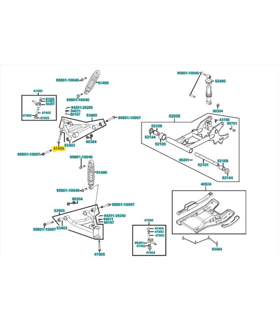 ΒΙΔΑ ΑΚΡΑΞΟΝΙΟΥ KYMCO MXU 50/150 10*105 ΑΝΤΑΛΛΑΚΤΙΚΑ ΒΙΔΑ ΑΚΡΑΞΟΝΙΟΥ KYMCO MXU 50/150 10*105