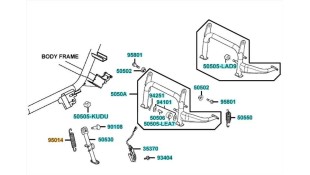 ΕΛΑΤΗΡΙΟ ΠΛΑΙΝΟΥ ΣΤΑΝΤ KYMCO 8cm