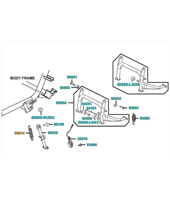 ΕΛΑΤΗΡΙΟ ΠΛΑΙΝΟΥ ΣΤΑΝΤ KYMCO ΑΝΤΑΛΛΑΚΤΙΚΑ ΕΛΑΤΗΡΙΟ ΠΛΑΙΝΟΥ ΣΤΑΝΤ KYMCO 8cm