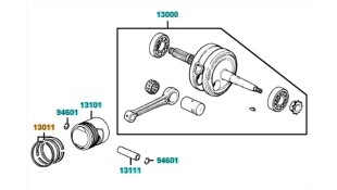 ΕΛΑΤΗΡΙΑ ΠΙΣΤΟΝΙΟΥ KYMCO ACTIV/JETIX 125 ΑΝΤΑΛΛΑΚΤΙΚΑ