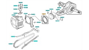 ΕΛΑΤΗΡΙΑ ΠΙΣΤΟΝΙΟΥ KYMCO AGILITY/SUPER 8/LIKE/DJS/PEOPLE