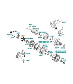 ΕΛΑΤΗΡΙΟ ΔΙΣΚΩΝ KYMCO SPIKE 125 ΑΝΤΑΛΛΑΚΤΙΚΑ