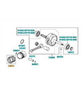 ΕΛΑΤΗΡΙΑ ΠΙΣΤΟΝΙΟΥ SΤD KYMCO SPIKE 125