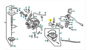 ΦΛΟΤΕΡ ΚΑΡΜΠΥΡΑΤΕΡ KYMCO PEOPLE 125/150