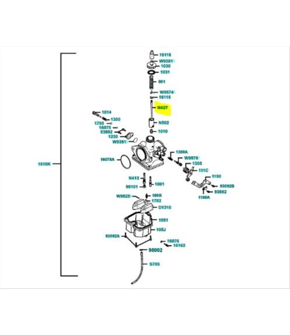 ΒΕΛΟΝΑ ΚΑΡΜΠΥΡΑΤΕΡ KYMCO MXU/MXer 150 ΑΝΤΑΛΛΑΚΤΙΚΑ ΒΕΛΟΝΑ ΚΑΡΜΠΥΡΑΤΕΡ KYMCO MXU/MXer 150