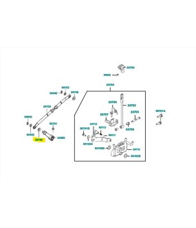 ΕΞΑΡΤΗΜΑ (ΣΥΝΔΕΣΜΟΣ) ΕΠΙΛΟΓΕΑ ΚΙΝΗΣΗΣ KYMCO MXU 450 SPARE PARTS