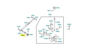 ΕΞΑΡΤΗΜΑ (ΣΥΝΔΕΣΜΟΣ) ΕΠΙΛΟΓΕΑ ΚΙΝΗΣΗΣ KYMCO MXU 450 ΑΝΤΑΛΛΑΚΤΙΚΑ