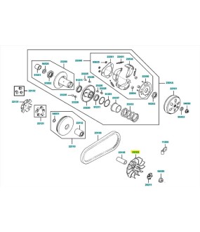 ΗΜΙΤΡΟΧΑΛΙΑ ΜΕ ΕΞ/ΚΑ ΠΤΕΡΥΓΙΑ KYMCO MXU 150 ΑΝΤΑΛΛΑΚΤΙΚΑ