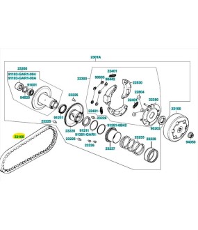 ΙΜΑΝΤΑΣ ΚΙΝΗΣΗΣ (CVT) KYMCO TOP BOY 100
