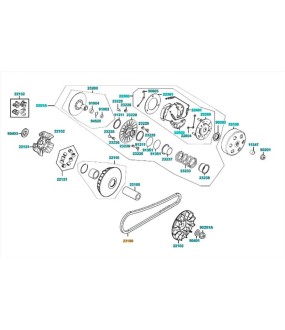 ΙΜΑΝΤΑΣ ΚΙΝΗΣΗΣ (CVT) (KEVLAR) KYMCO PEOPLE GTi200 ΑΝΤΑΛΛΑΚΤΙΚΑ