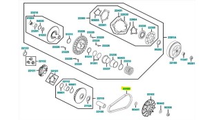 ΙΜΑΝΤΑΣ ΚΙΝΗΣΗΣ (CVT) (KEVLAR) KYMCO XCITING 500
