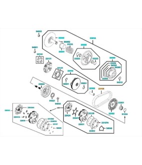 ΙΜΑΝΤΑΣ ΚΙΝΗΣΗΣ (CVT) (KEVLAR) KYMCO MXU/UXV 450 ΑΝΤΑΛΛΑΚΤΙΚΑ