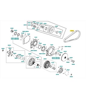 ΙΜΑΝΤΑΣ ΚΙΝΗΣΗΣ (CVT) (KEVLAR) KYMCO MXU 550/700 ΑΝΤΑΛΛΑΚΤΙΚΑ