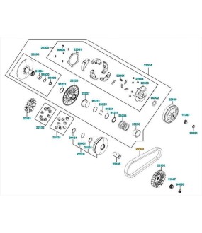 ΙΜΑΝΤΑΣ ΚΙΝΗΣΗΣ(CVT) B (KEVLAR) (N-5 ΜΙΚΡΟΤΕΡΗΣ ΔΙΑΡΚΕΙΑΣ) KYMCO XCITING 400 ΑΝΤΑΛΛΑΚΤΙΚΑ