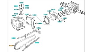 ΚΑΔΕΝΑ ΕΚΚΕΝΤΡΟΦΟΡΟΥ KYMCO AGILITY 125/200 ΚΑΔΕΝΑ ΕΚΚΕΝΤΡΟΦΟΡΟΥ KYMCO AGILITY 125/200