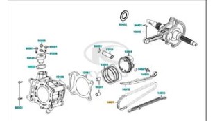 ΚΑΔΕΝΑ ΕΚΚΕΝΤΡΟΦΟΡΟΥ KYMCO DOWNTOWN 350i