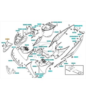 ΚΑΛΥΜΜΑ ΕΜΠΡ.ΠΟΔΙΑΣ ΜΑΥΡΟ ΜΑΤ KYMCO NEXXON