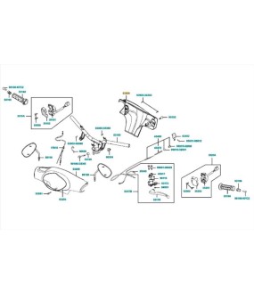 ΚΑΠΑΚΙ ΤΙΜΟΝΙΟΥ ΟΠΙΣΘΙΟ ΜΑΥΡΟ KYMCO PEOPLE/YUP/VITALITY