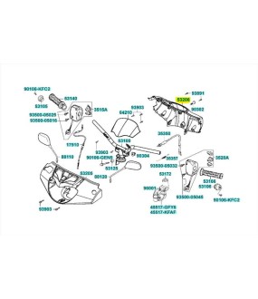 ΚΑΠΑΚΙ ΤΙΜΟΝΙΟΥ ΟΠΙΣΘΙΟ ΜΑΥΡΟ KYMCO SPIKE 125 ΑΝΤΑΛΛΑΚΤΙΚΑ