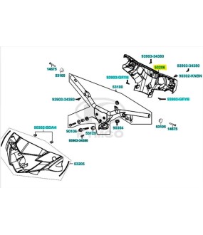 ΚΑΠΑΚΙ ΤΙΜΟΝΙΟΥ ΟΠΙΣΘΙΟ KYMCO JETIX 50/125 ΑΝΤΑΛΛΑΚΤΙΚΑ