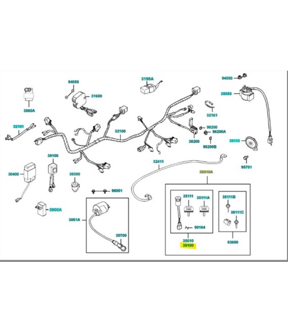 ΚΛΕΙΔΑΡΙΑ ΚΕΝΤΡ.ΔΙΑΚΟΠΤΗ (AHO) KYMCO MXU 250/300/500 ELECTRICAL PARTS ΚΛΕΙΔΑΡΙΑ ΚΕΝΤΡ.ΔΙΑΚΟΠΤΗ (AHO) KYMCO MXU 250/300/500