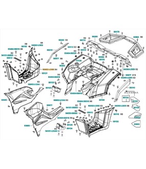 ΚΛΙΠ ΠΛΑΣΤΙΚΩΝ KYMCO ΑΝΤΑΛΛΑΚΤΙΚΑ