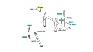 ΚΟΛΑΡΟ ΚΕΝΤΡ.ΣΤΑΝΤ IV KYMCO