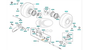 ΚΟΛΑΡΟ-ΑΠΟΣΤΑΤΗΣ ΟΠ.ΑΞΟΝΑ KYMCO MXU/MXER ΑΝΤΑΛΛΑΚΤΙΚΑ