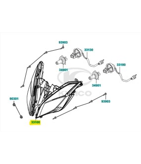 ΦΑΝΑΡΙ ΕΜΠΡΟΣΘΙΟ KYMCO K-XCT 300i ΑΝΤΑΛΛΑΚΤΙΚΑ