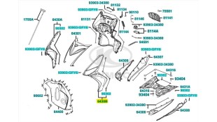 ΠΡΟΣΤ/ΚΟ ΕΜΠΡΟΣΘΙΑΣ ΠΟΔΙΑΣ ΑΡΙΣΤΕΡΟ ΜΑΥΡΟ KYMCO AGILITY 16+