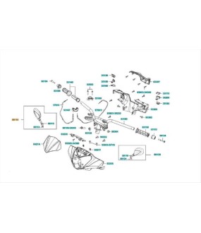 ΚΑΘΡΕΦΤΗΣ ΔΕΞΙΟΣ KYMCO PEOPLE GTi 125/200/300 SPARE PARTS
