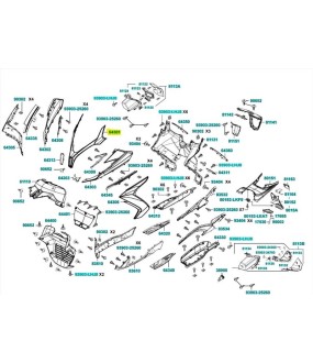 ΚΑΛΥΜΜΑ ΕΜΠΡΟΣΘΙΑΣ ΠΟΔΙΑΣ ΜΑΥΡΟ KYMCO DOWNTOWN 350 ΑΝΤΑΛΛΑΚΤΙΚΑ ΚΑΛΥΜΜΑ ΕΜΠΡΟΣΘΙΑΣ ΠΟΔΙΑΣ ΜΑΥΡΟ KYMCO DOWNTOWN 350
