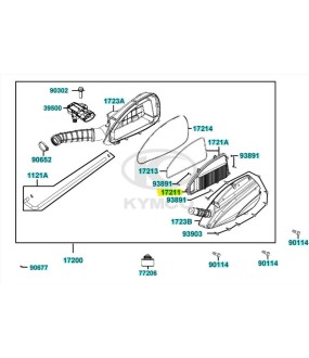 ΦΙΛΤΡΟ ΑΕΡΑ  KYMCO X TOWN 300 ΑΝΤΑΛΛΑΚΤΙΚΑ