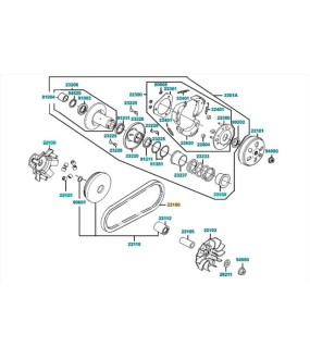 ΙΜΑΝΤΑΣ ΚΙΝΗΣΗΣ (CVT) KYMCO X TOWN 125