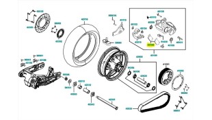 ΤΑΚΑΚΙΑ ΦΡΕΝΟΥ ΟΠΙΣΘΙΑ KYMCO