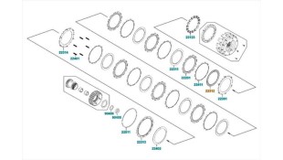 ΔΙΣΚΟΣ ΣΥΜΠΛΕΚΤΗ ΦΙΜΠΕΡ (SET/2) KYMCO AK 550 ΑΝΤΑΛΛΑΚΤΙΚΑ